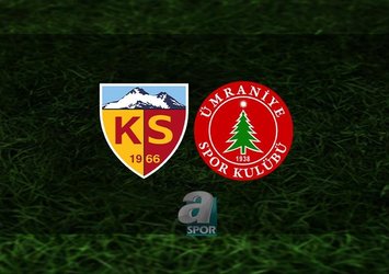 Kayserispor - Ümraniyespor | CANLI