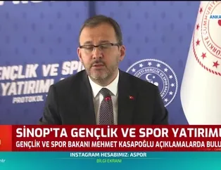 Sinop'ta Gençlik ve Spor Yatırımları