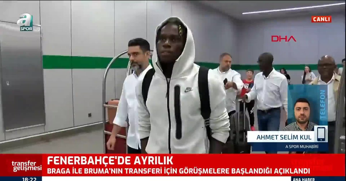 Fenerbahçe'de Bruma ile yollar ayrıldı