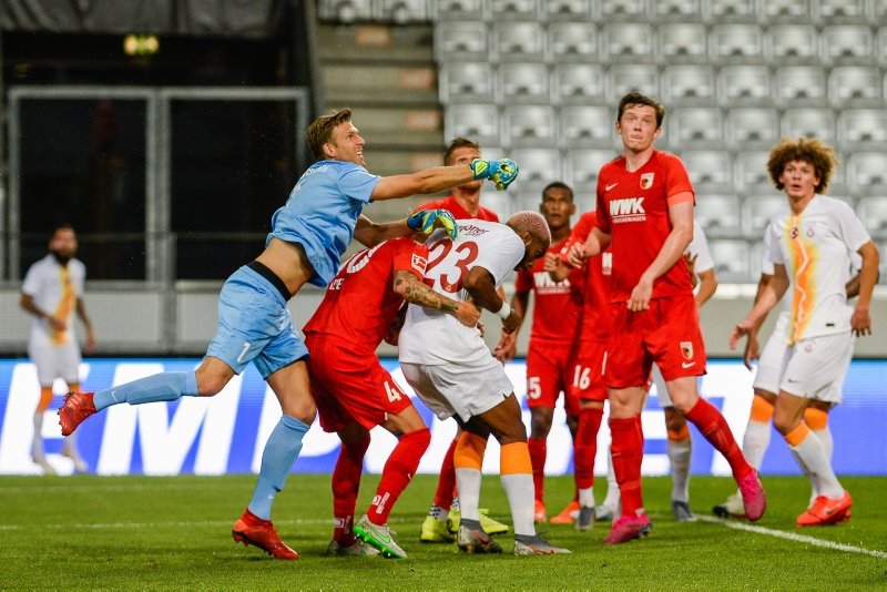 Galatasaray Augsburg maçından kareler!
