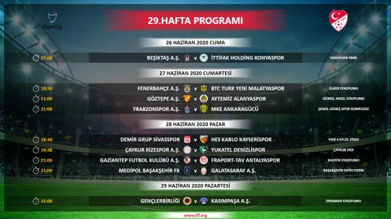 TFF Süper Lig maçlarının saatlerini değiştirdi! - 3