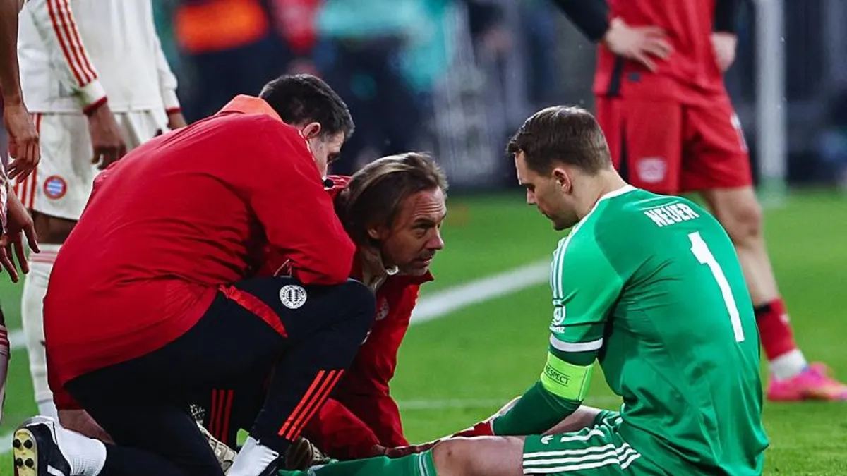 Bayern Münih'e Neuer'den kötü haber
