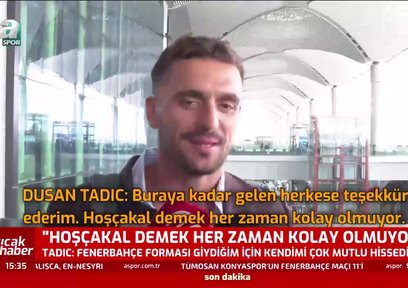 Dusan Tadic'ten flaş itiraf: Dzeko ile oynamama kararı...
