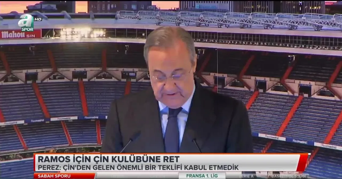 Ramos için Çin'e ret