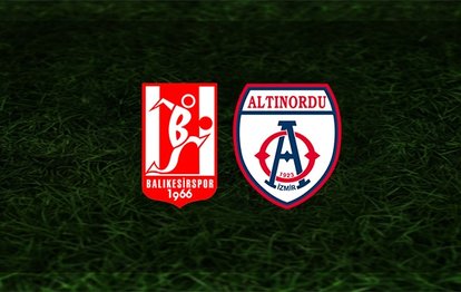 Balıkesirspor - Altınordu maçı ne zaman, saat kaçta ve hangi kanalda? | TFF 1. Lig