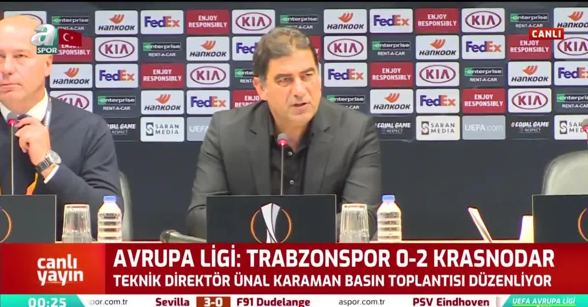 Ünal Karaman: Kaybettiğimiz için üzgünüz