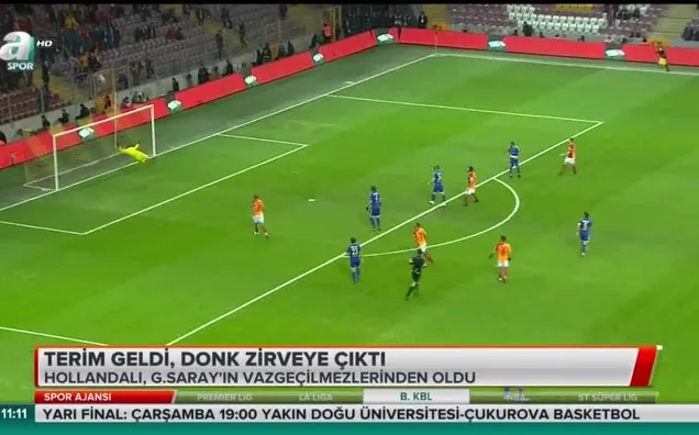 Fatih Terim geldi, Donk zirveye çıktı