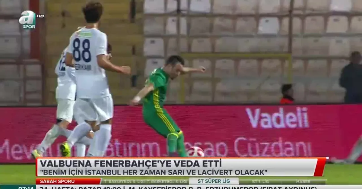 Valbuena Fenerbahçe'ye veda etti