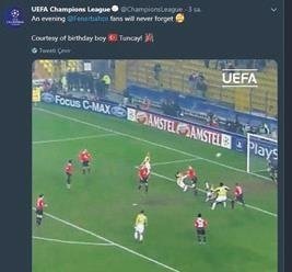 Uefa Tuncay Sanli Yi Unutmadi Aspor