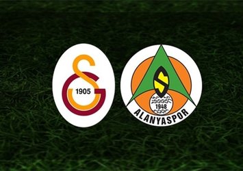 Galatasaray - Alanyaspor | İlk 11'ler belli oldu