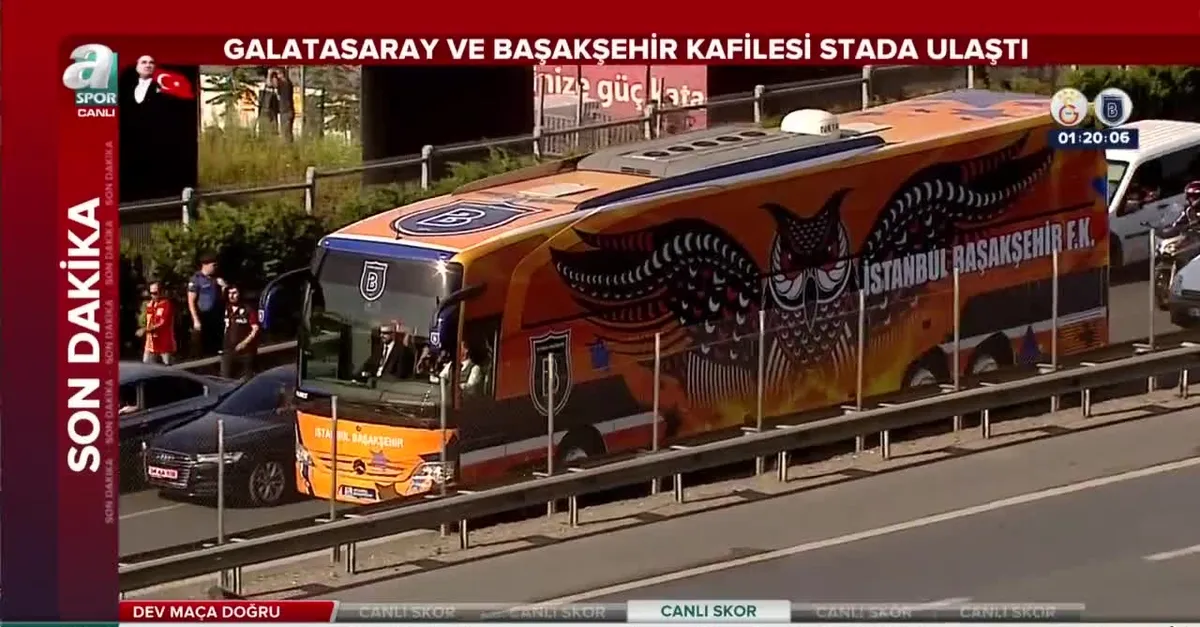 Başakşehir kafilesi stada ulaştı
