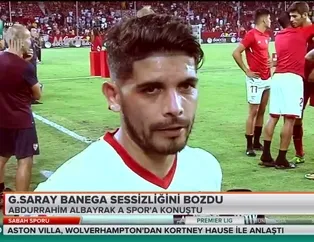 Galatasaray Banega sessizliğini bozdu