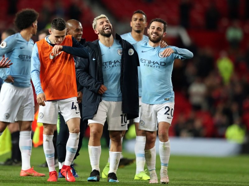 Manchester United - Manchester City maçından kareler...