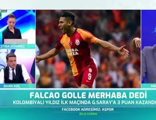 "Falcao'nun Burak Yılmaz'dan tek eksiği frikik atamaması"