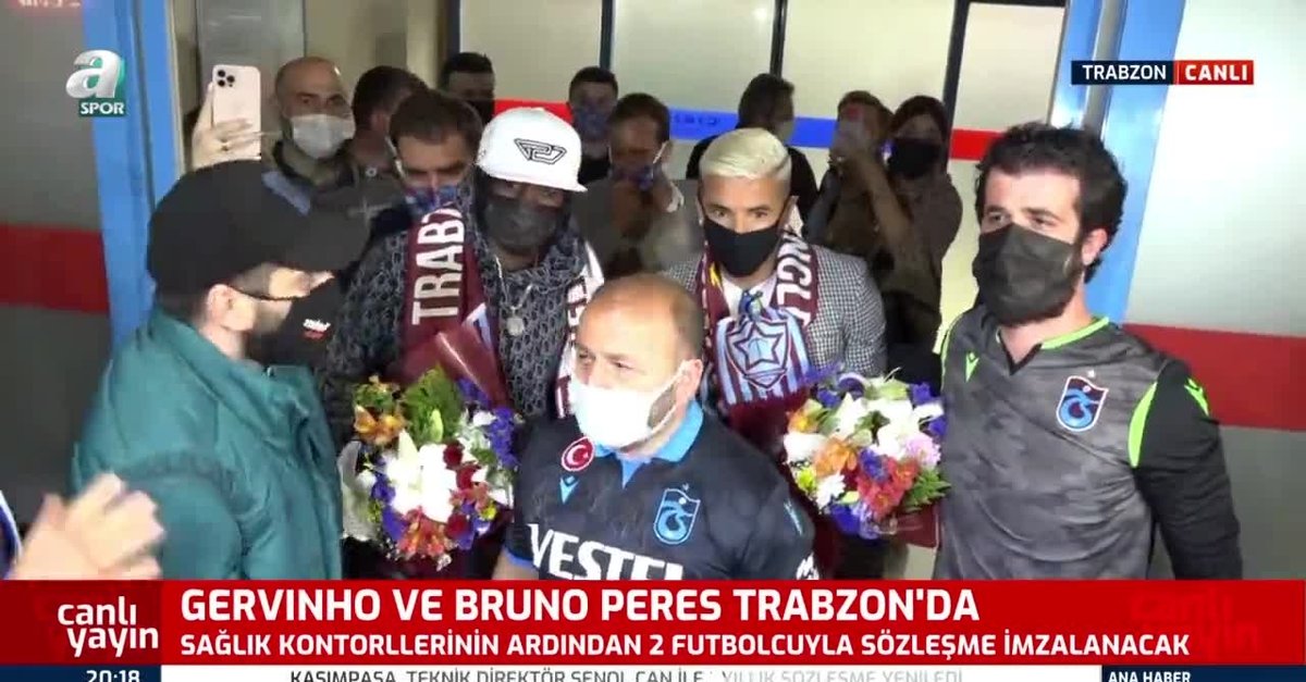 Gervinho ve Bruno Peres Trabzon'a geldi!