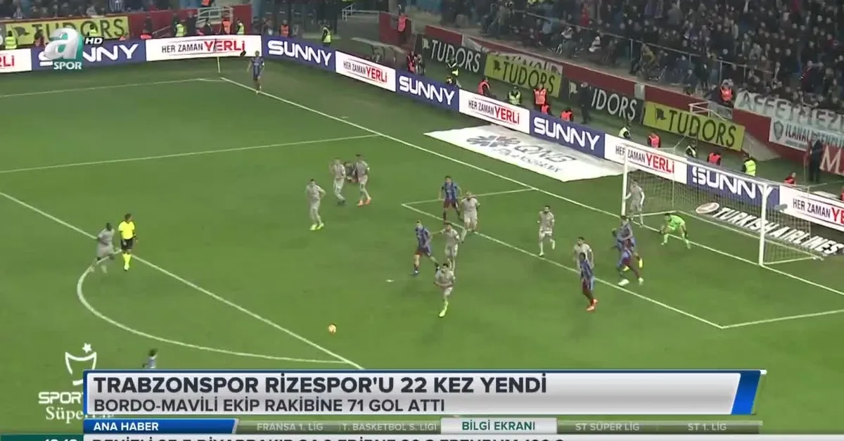 Trabzonspor Rizespor'u 22 kez yendi