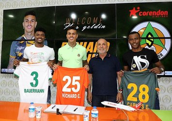 Alanyaspor'dan 3 transfer birden!