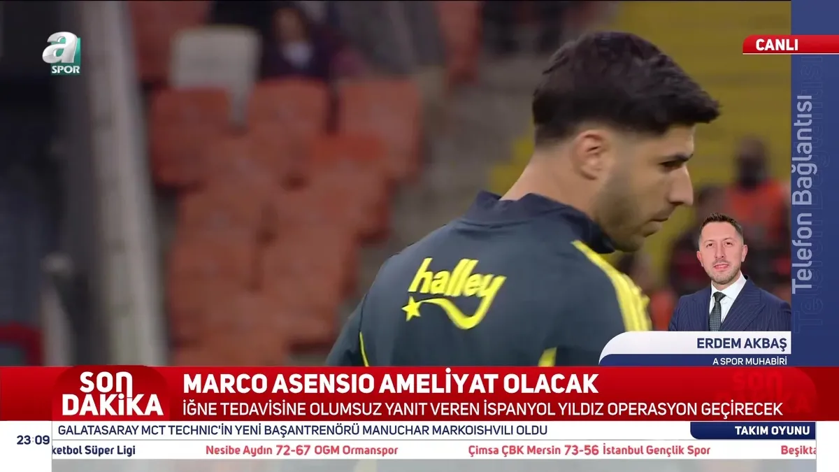 Fenerbahçe'de Asensio ameliyat edilecek!