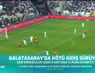 Galatasaray'da kötü gidiş sürüyor