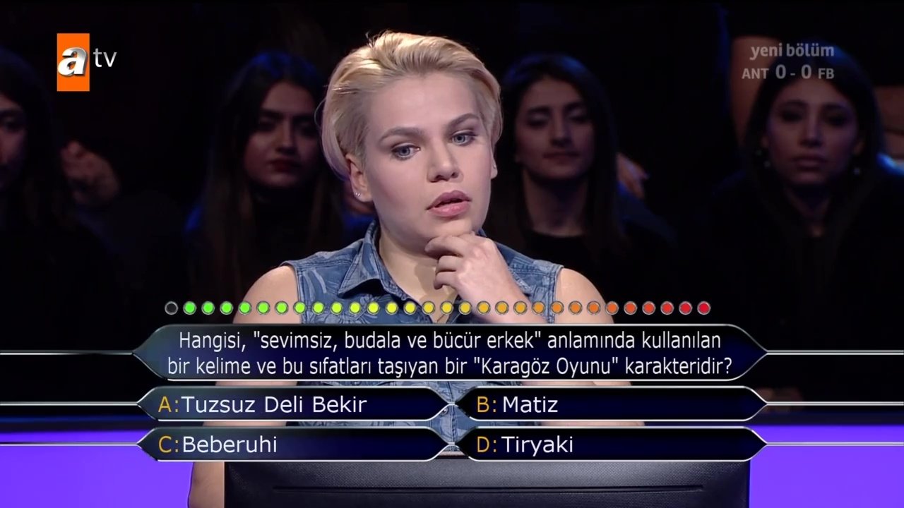 Kim Milyoner Olmak İster 796. bölüm soru ve cevapları | Futbol sorusu geceye damga vurdu