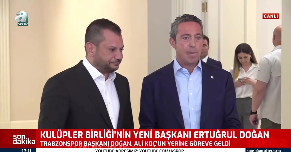 Kulüpler Birliği'nin yeni başkanı Ertuğrul Doğan! İşte ilk sözleri