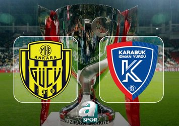 MKE Ankaragücü-Karabük İdmanyurdu Spor maçı saat kaçta?