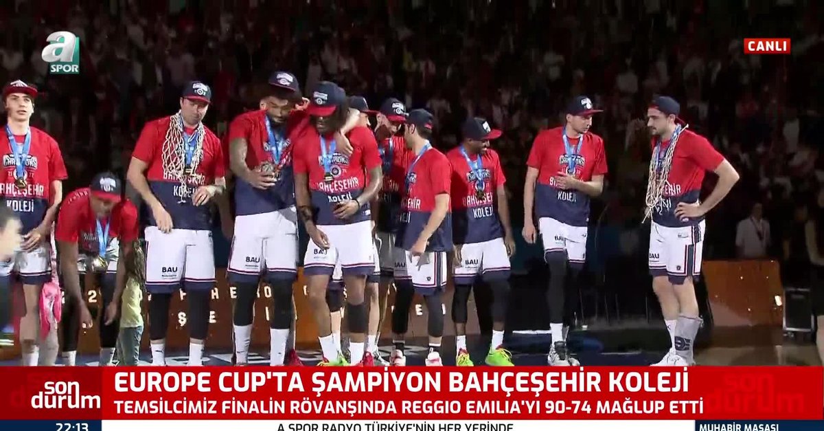 FIBA Avrupa Kupası şampiyonu Bahçeşehir Koleji!