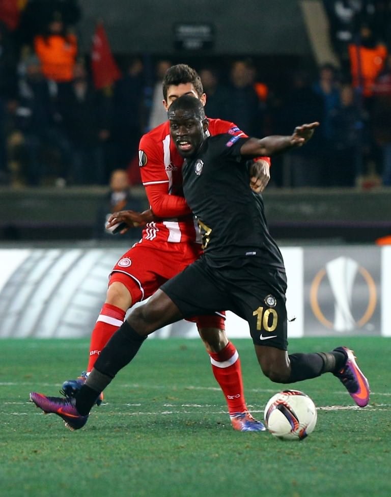 Osmanlıspor - Olympiakos maçından kareler