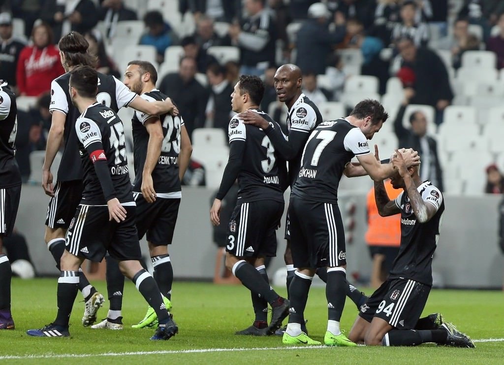 Beşiktaş-Akhisar Belediyespor karşılaşmasından kareler