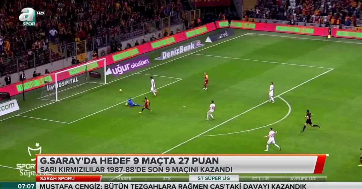 Galatasaray'da hedef 9 maçta 27 puan