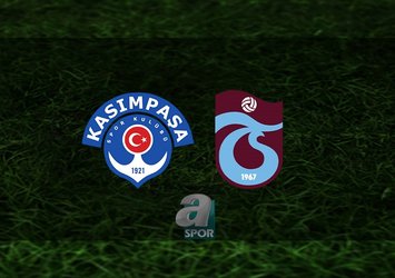 Kasımpaşa - Trabzonspor | 11'ler belli oldu!
