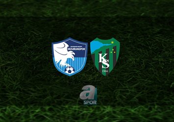 BB Erzurumspor - Kocaelispor maçı CANLI İZLE!