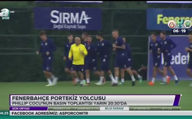 Fenerbahçe Portekiz yolcusu