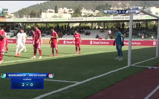 Bodrum Bld. Bodrumspor 1-0 Demir Grup Sivasspor
