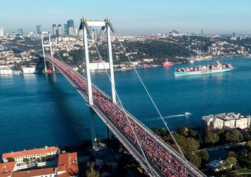 İstanbul Maratonu'nda renkli görüntüler