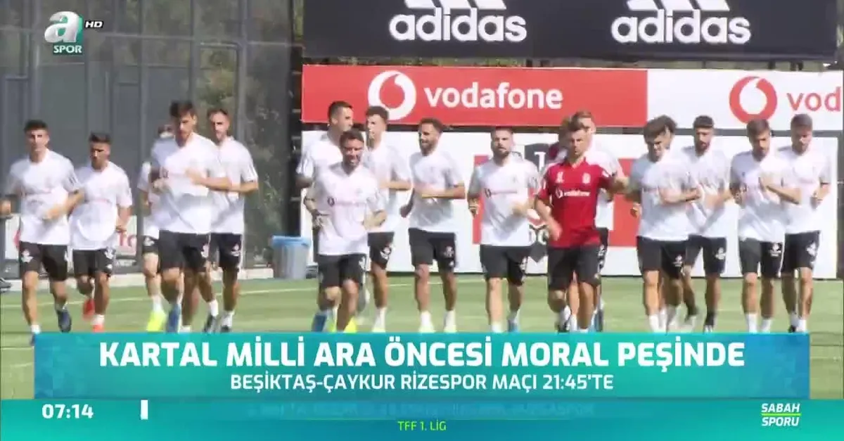 Kartal milli ara öncesi moral peşinde