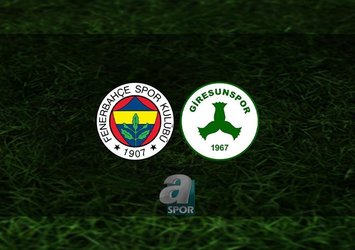 F.Bahçe Giresunspor maçı detayları!