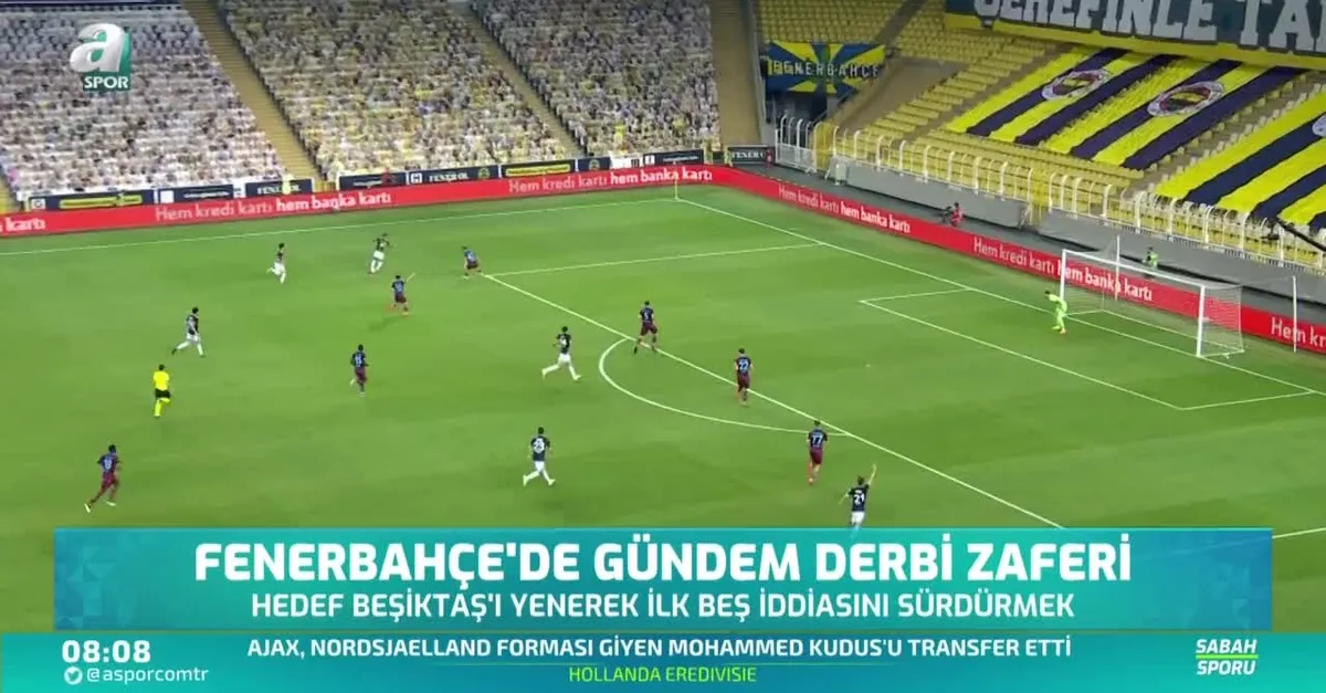 Fenerbahçe'de gündem derbi zaferi