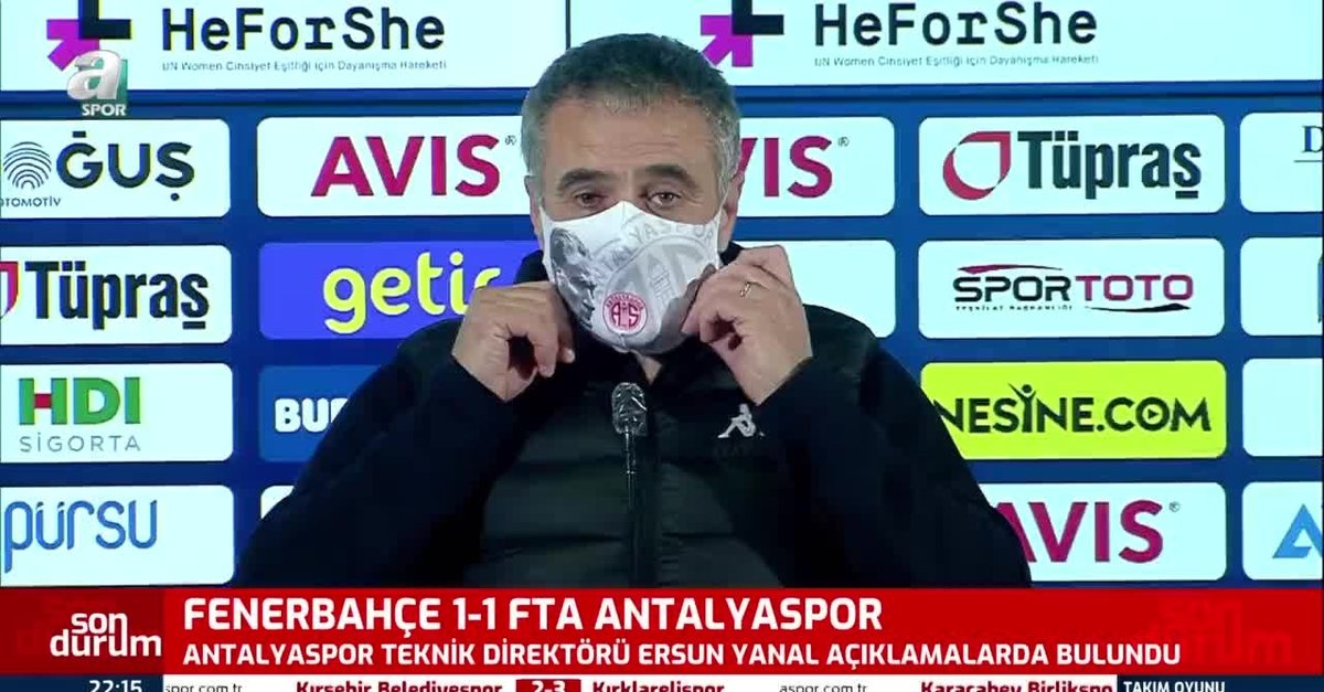 Ersun Yanal F.Bahçe - Antalyaspor maçı sonrası konuştu