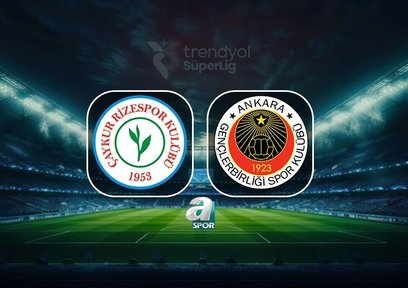 Çaykur Rizespor-Gençlerbirliği | CANLI