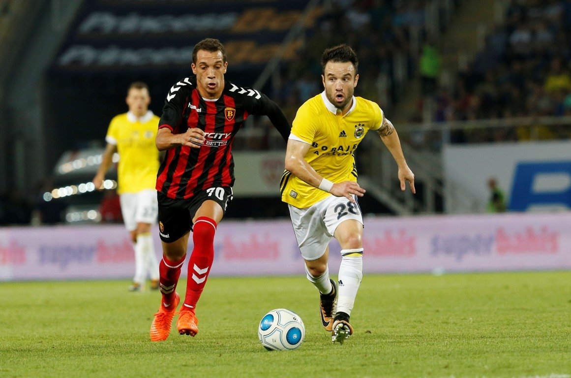 Vardar - Fenerbahçe maçından kareler