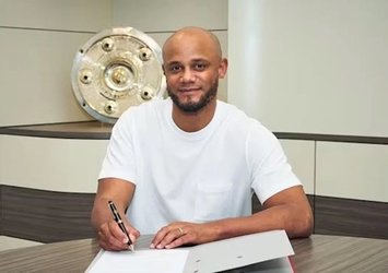 Bayern Münih'te teknik direktör Vincent Kompany'nin...
