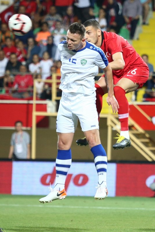 Türkiye - Özbekistan maçından kareler...