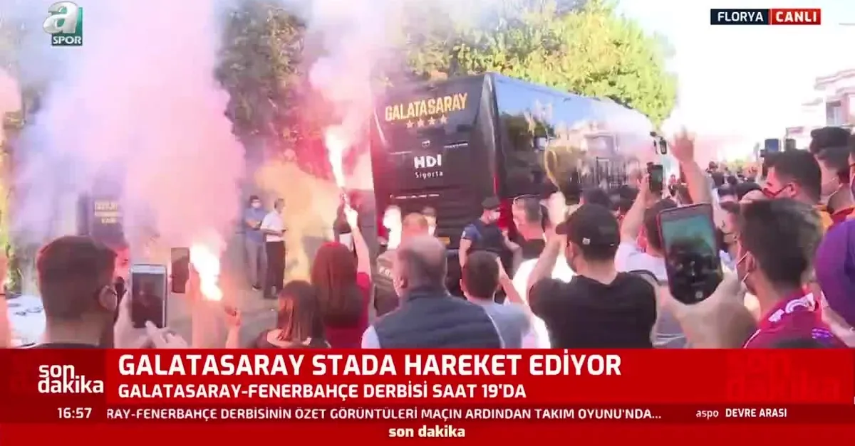 Galatasaray stada doğru hareket etti