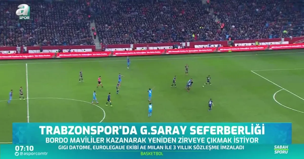 Trabzonspor'da Galatasaray seferberliği