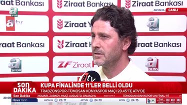 Fatih Tekke: Bugün bu kupayı çok istiyoruz