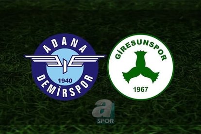 Adana Demirspor - Giresunspor | CANLI