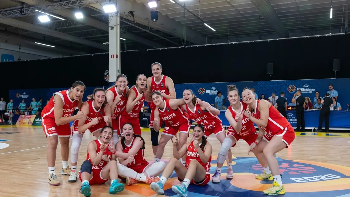 Türkiye U18 Kadın Basketbol Takımı Karadağ'ı Mağlup Etti!