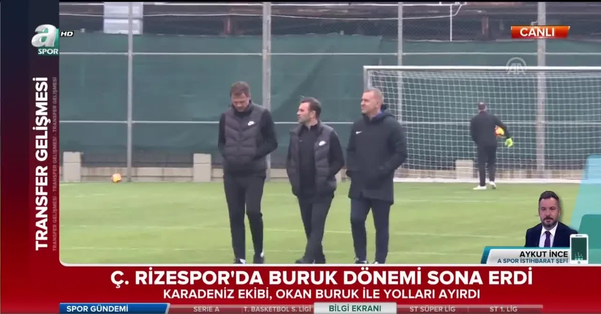 Ç. Rizespor'da Okan Buruk dönemi sona erdi