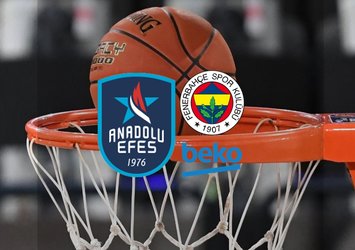Anadolu Efes - Fenerbahçe Beko maçı hangi kanalda?